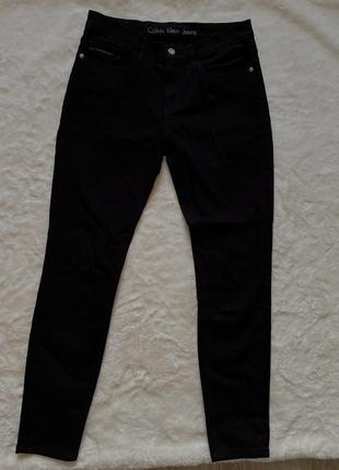 Чорні щільні джинси calvin klein1 фото