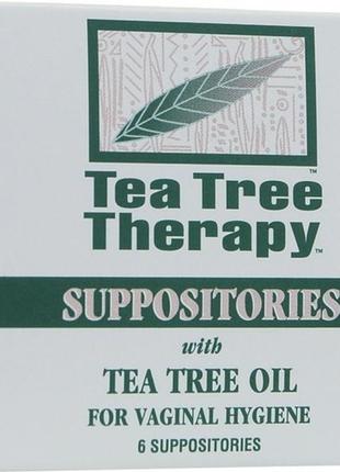 Суппозитории с маслом чайного дерева для  гигиены tea tree therapy (сша)