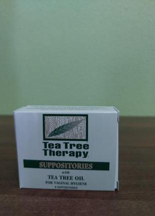 Суппозитории с маслом чайного дерева для  гигиены tea tree therapy (сша)