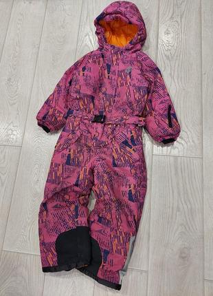 Зимний цельный термо комбинезон pidilidy 5-6 лет
