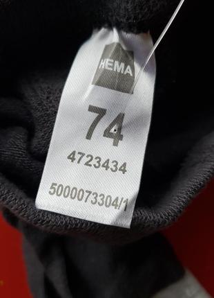 Hema детские  хлопковые колготки девочке 6-9-12м 68-74-80см2 фото