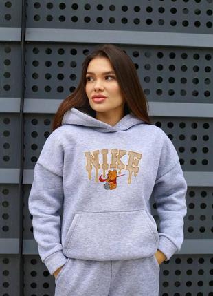 Худі nike  меланж зима  ❄️унісекс