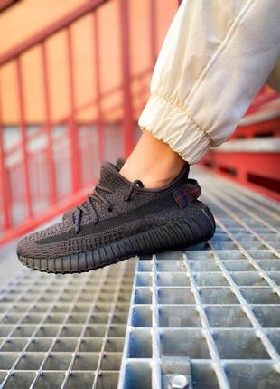 Кросівки adidas yeezy boost 350 v2 static black reflective