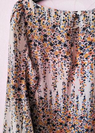 Платье с цветами в стиле 70-х2 фото