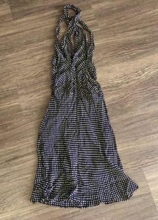 Платье миди из вискозы