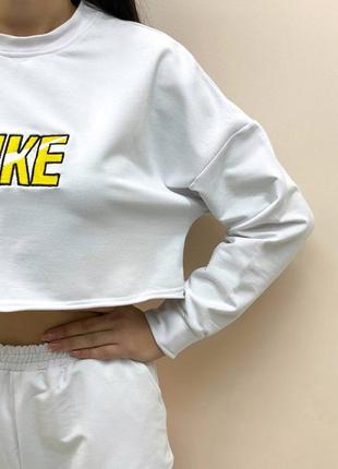 🤍 свитшот укороченный nike 🤍 2
