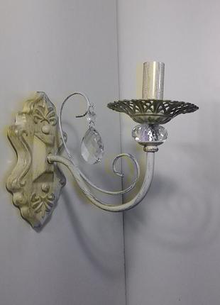 Бра настенное 6091/1 белый 21х11х24 см.
