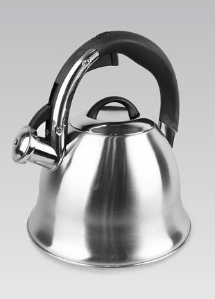 Чайник со свистком maestro mr-1320 3 л черный
