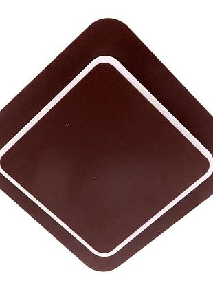 Светильник потолочный led 8662/1-coffee коричневый 5х25х25 см.