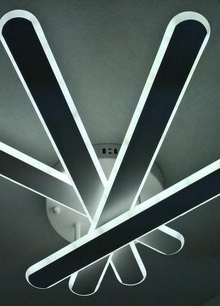 Світлодіодна стельова led люстра 6202/4-wh білий 12х51х60 см.