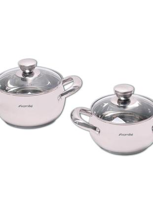 Набор кастрюль kamille km-4016s 4 предмета