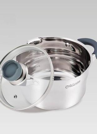 Кастрюля с крышкой maestro mr-3507-16 1,7 л 16 см