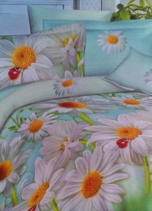 Комплект постільної білизни від українського виробника polycotton полуторний t-90966