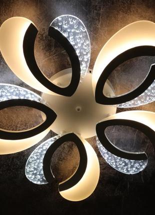 Люстра стельова led з пультом a2379/5q-wh білий 8х62х62 см.