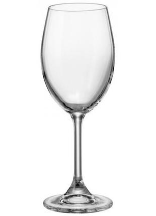 Набір келихів для вина 250 мл 6 шт sylvia klara bohemia 4s415/00000/250