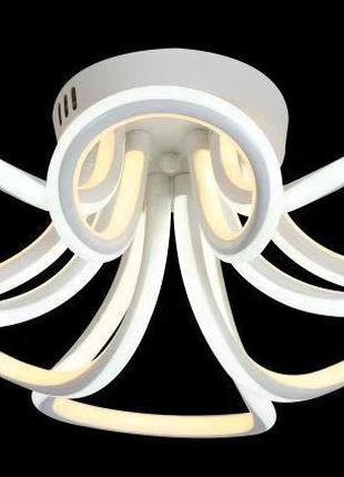 Люстра стельова led з пультом a2015/3+3 білий 20х60х60 см.