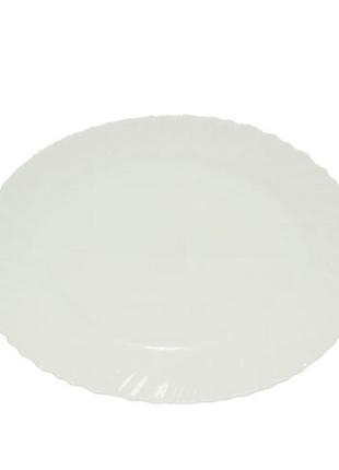 Блюдо snt 40010-05-10 25,5 см белое