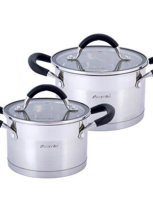 Набор кастрюль kamille km-5751 4 предмета