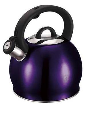 Чайник со свистком berlinger haus purple eclipse collection bh-6831 3 л