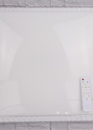 Світильник стельовий led з пультом w71139b/500*500 білий 5х53х53 см.