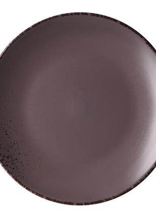 Тарелка десертная ardesto lucca grey brown ar-2919-gmc 19 см