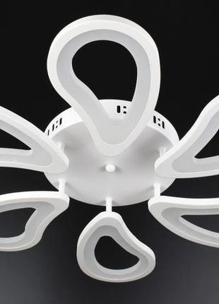 Люстра стельова led з пультом a2296/6-wh білий 8х61х61 см.