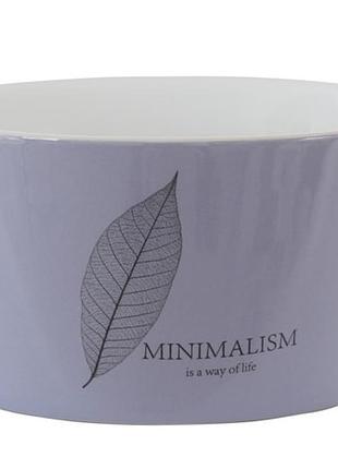 Салатник limited edition minimalism htk-019 480 мл фиолетовый