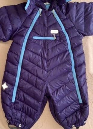 Пуховый деми комбинезон reima . размер 62 + 6 . в идеальном состоянии .