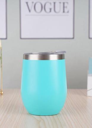 Термокружка ardesto compact mug ar-2635-mms 350 мл голубая