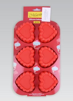 Форма для випікання кексів maestro mr-1598 17.5х31.2 см