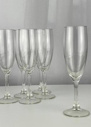 Набір келихів для шампанського champ flute 4073/а 180 мл 6 шт