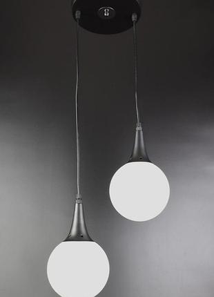 Люстра стельова підвісна у стилі loft (лофт) 11191/2 чорний 35х30х30 див.