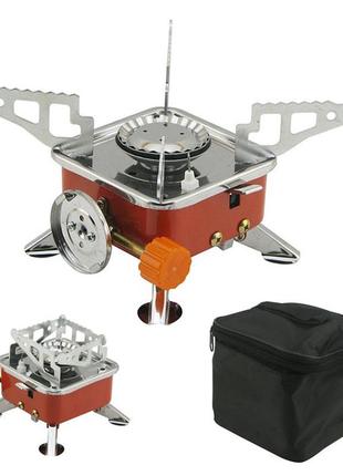 Газовая горелка портативная/кемпинговая плита / газовый примус / газовая плита портативная с чехлом