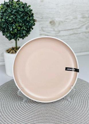 Тарелка десертная ardesto cremona summer pink ar-2919-pc 19 см
