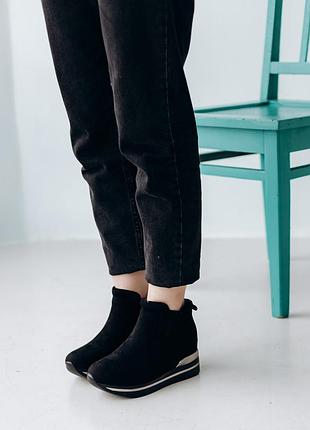 Черевики жіночі fashion aistin 3292 37 розмір 24 см чорний