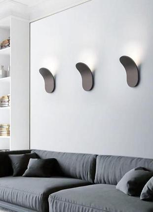 Бра настенное led wse10-bk-k черный 10х10х20 см.