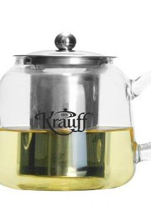 Заварочный чайник krauff thermoglas 26-289-004 850 мл