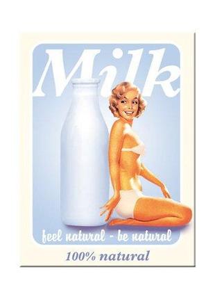 Магнит 8x6 см "pin-milk" nostalgic art 14022