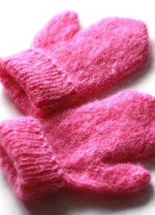 Рожеві рукавички4 фото