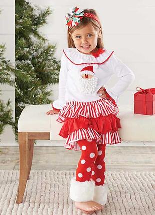 Новогодний карнавальный костюм mud pie - помошница санты - 86 см