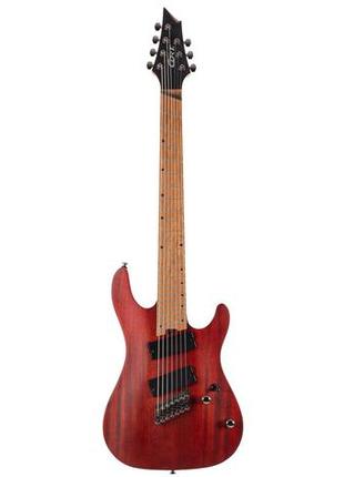 Електрогітара мультимензурна cort kx307 multi scale (open pore mahogany)