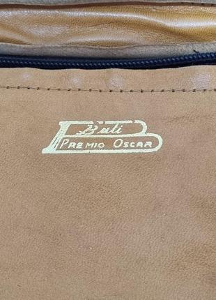 Винтажная кожаная сумка-клатч buti premio oscar5 фото