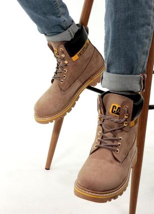 ❄️caterpillar winter❄️ботинки мужские зимние кет с мехом, ботинки зимние мужские кэт,...