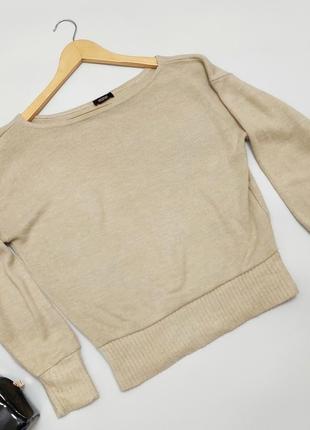 Жіночий пуловер молочного кольору від бренду misspap