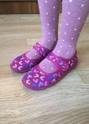 Текстильні балетки для дівчинки bama