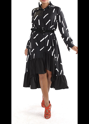 Стильное платье-рубашка, oversize, оверсайз из италии