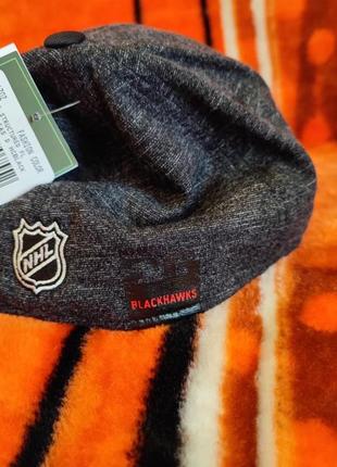 💯🏒🥅 оригінал. дуже потужна стрейчева бейсболка reebok fitmax center ice x nhl chicago blackhawks.9 фото