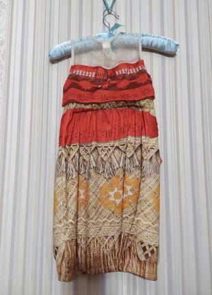 Карнавальна сукня моана ваяна дісней костюм4 фото