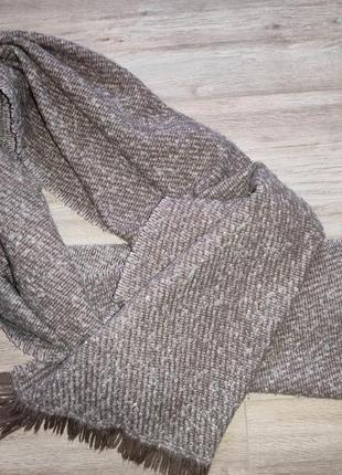 Палантин шарф теплый букле