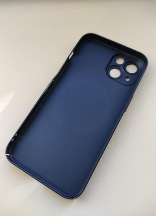 Чехол новый чехол пластик magnetic синий для на айфон iphone 143 фото